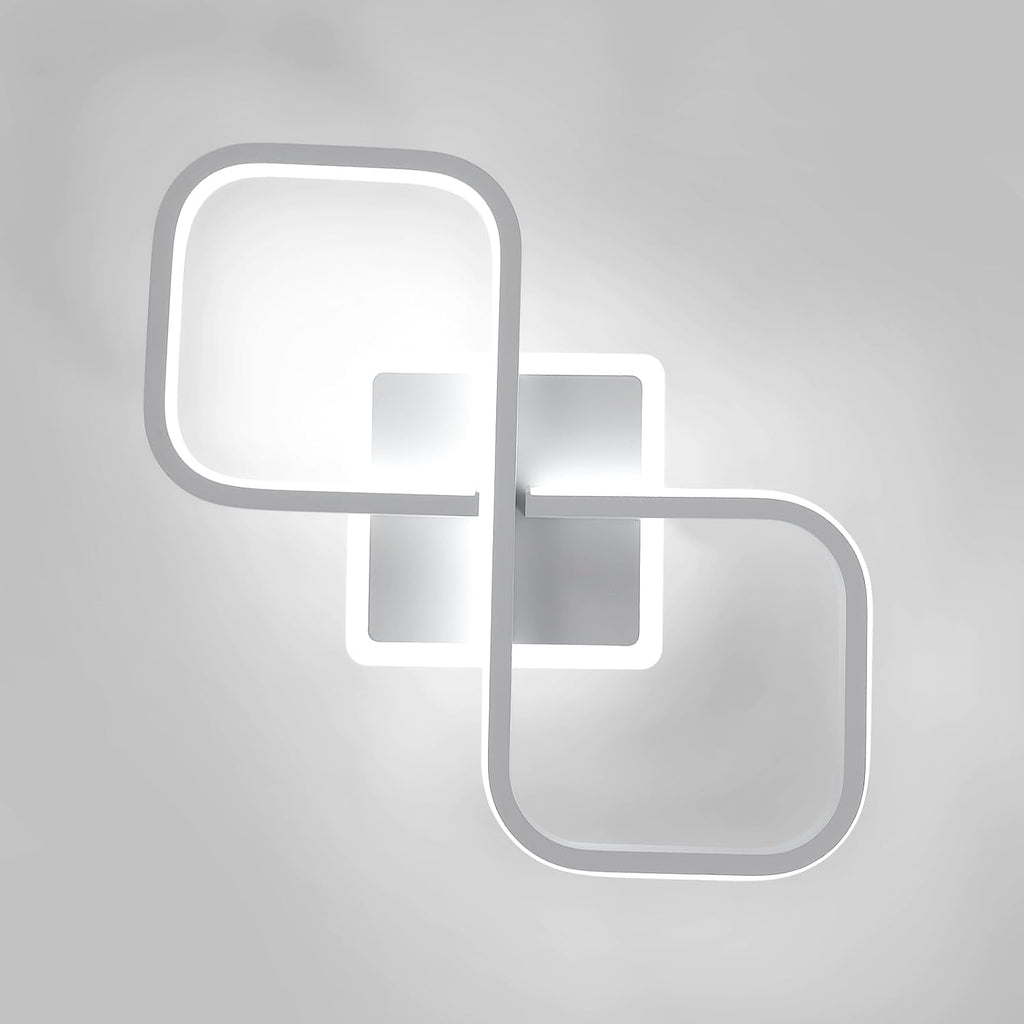 Ceiling Light - White Acrylic Frame, Tunable and Dimmable