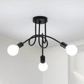 Ceiling Light - Black Metal Frame