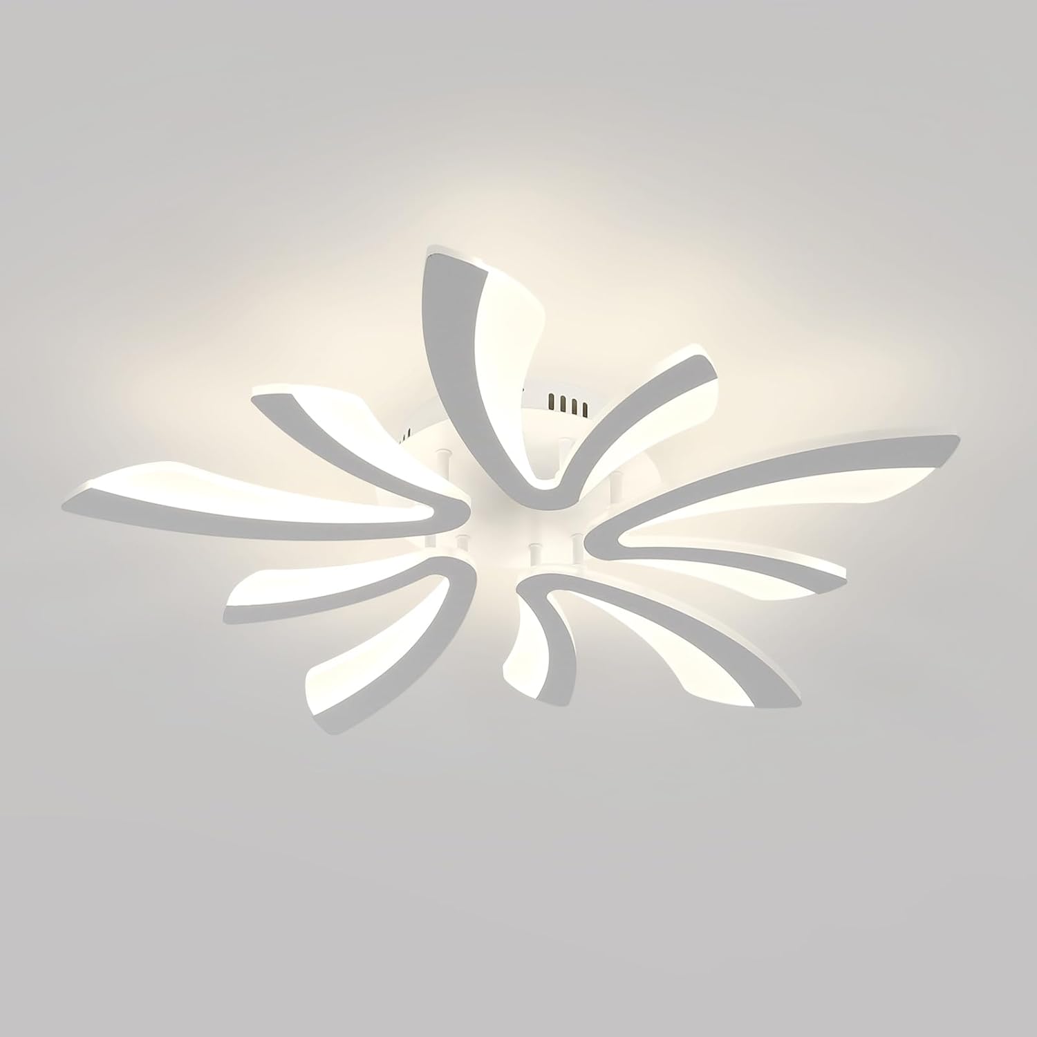 Ceiling Light - White Acrylic Frame, Natural Light