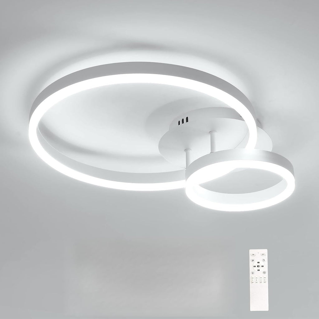 Ceiling Light - White Acrylic Frame, Tunable and Dimmable