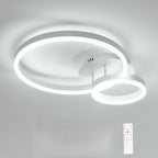 Ceiling Light - White Acrylic Frame, Tunable and Dimmable
