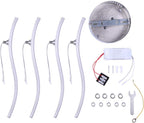 Ceiling Light - Silver Aluminium Frame, Natural Light