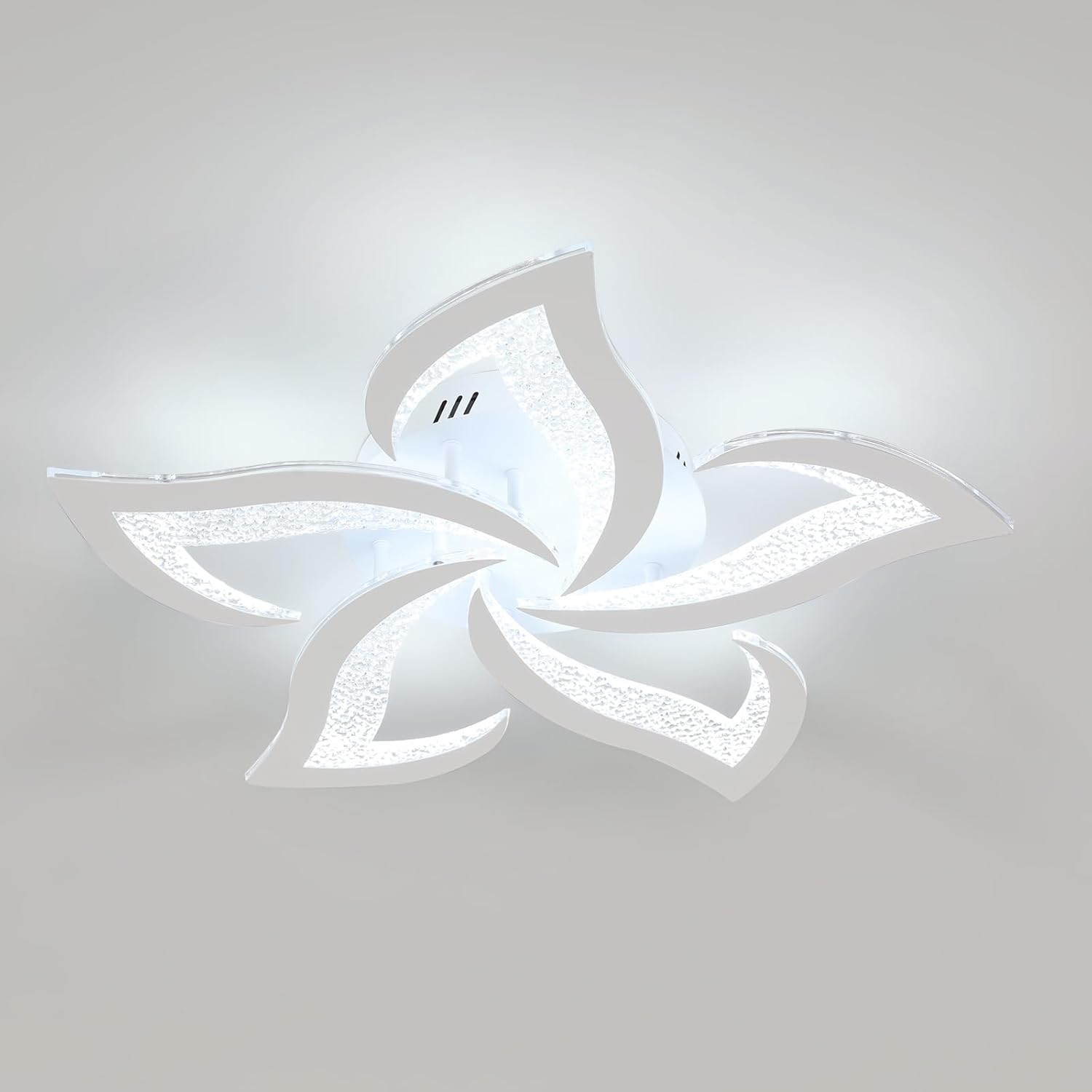 Ceiling Light - White Acrylic Frame, White Light