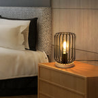 Table Lamps - Black Metal Frame