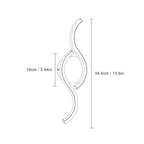 Wall Light - White Aluminium Frame, White Light