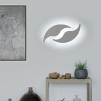 Wall Light - White Aluminum Frame, White Light