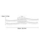 Ceiling Light - Silver Aluminium Frame, Natural Light