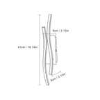 Wall Light - Silver Aluminium Frame, White Light