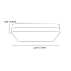 Ceiling Light - White Plastic Frame, White Light
