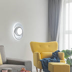 Ceiling Light - White Aluminium Frame, White Light
