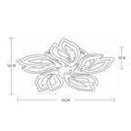Ceiling Light - White Acrylic Frame, Tunable and Dimmable