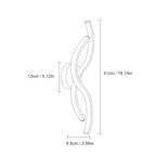 Wall Light - White Aluminium Frame, White Light