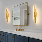Wall Light - Gold Acrylic Frame, Warm Light