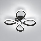 Ceiling Light - Black Aluminium Frame, White Light