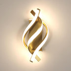 Wall Light - Gold Aluminium Frame, Natural Light