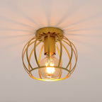 Ceiling Light - Gold Metal Frame