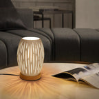 Table Lamps - White Metal Frame