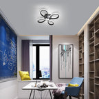 Ceiling Light - Black Aluminium Frame, White Light