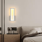 Wall Light - White Acrylic Frame, Warm Light