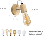 Wall Light - Wood Frame