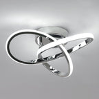 Ceiling Light - Chrome Aluminium Frame, White Light