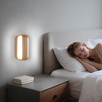Wall Light - Wood Acrylic Frame, White Light