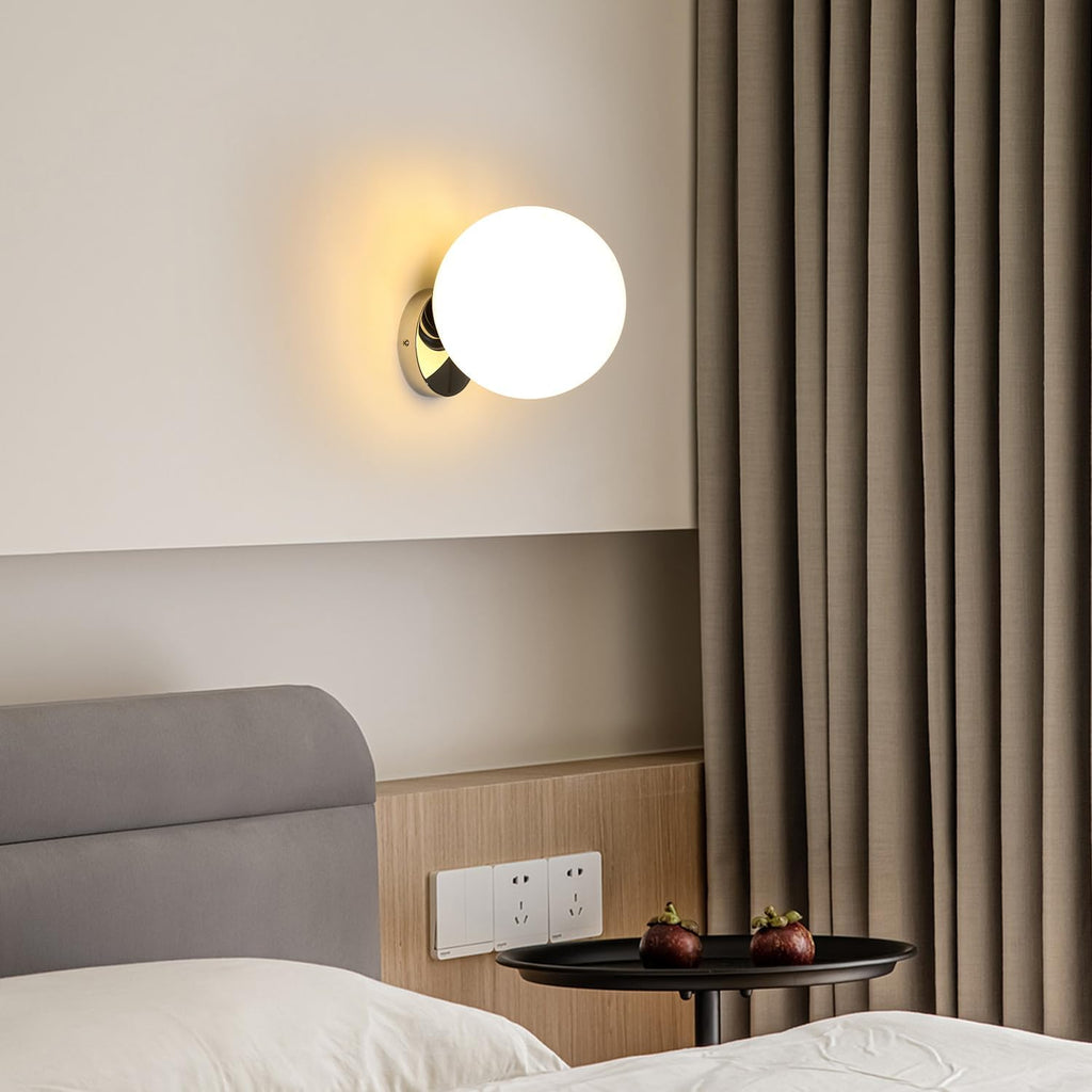Lampada da parete - Struttura in metallo cromato