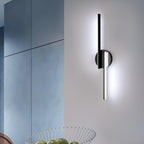 Wall Light - Black Aluminium Frame, White Light