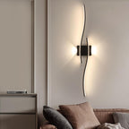 Wall Light - Black Aluminium Frame, Natural Light