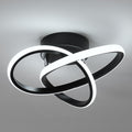 Ceiling Light - Black Aluminium Frame, White Light