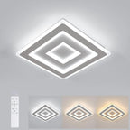 Ceiling Light - White Acrylic Frame, Tunable and Dimmable