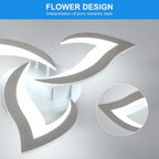 Ceiling Light - White Acrylic Frame, White Light