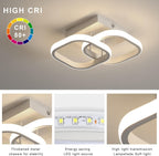 Ceiling Light - White Aluminium Frame, Natural Light