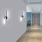 Wall Light - Black Aluminium Frame, White Light