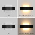Wall Light - Black Acrylic Frame, Warm Light