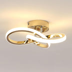Ceiling Light - Gold Aluminium Frame, Natural Light