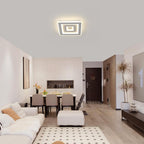 Ceiling Light - White Acrylic Frame, Natural Light