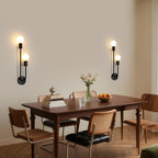 Wall Light - Black Metal Frame