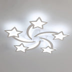 Deckenleuchte - Rahmen aus weißem Acryl, weißes Licht