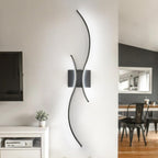Wall Light - Black Aluminium Frame, White Light