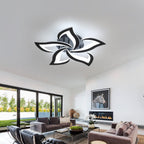 Ceiling Light - Black Acrylic Frame, White Light
