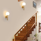 Wall Light - Gold Glass Frame