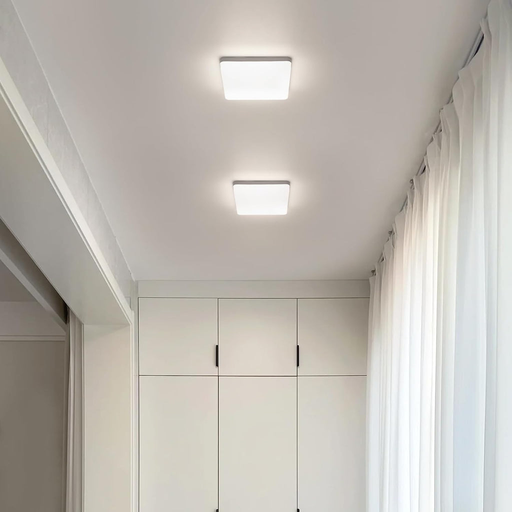 Comely Plafonnier LED, 36W 4050LM Lampe de Plafond LED Carré, Moderne Luminaire Plafonnier LED pour Salon, Chambre à Coucher, Balcon, Cuisine, Lumière Nnaturelle 4000K
