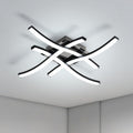 Ceiling Light - Black Aluminium Frame, White Light