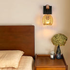 Wall Light - Black Metal Frame