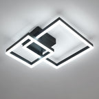 Ceiling Light - Black Acrylic Frame, White Light