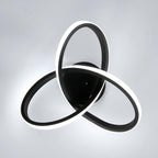 Ceiling Light - Black Aluminium Frame, White Light