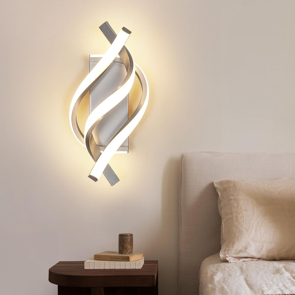 Wall Light - White Aluminium Frame, Natural Light