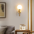Wall Light - Gold Glass Frame