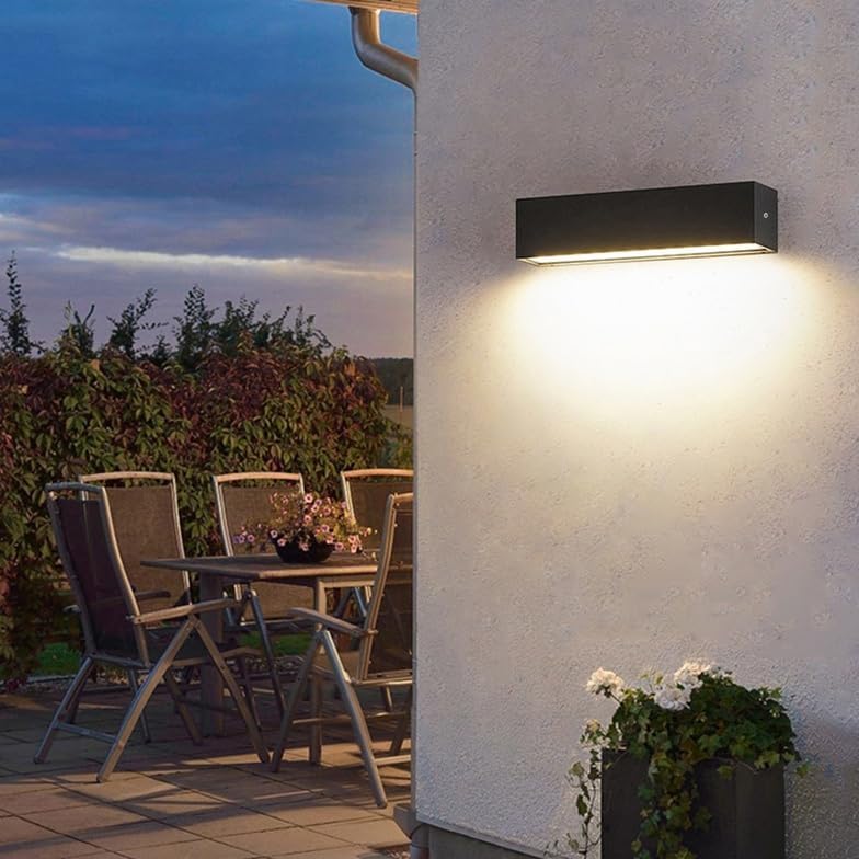 Wall Light - Black Metal Frame, Warm Light